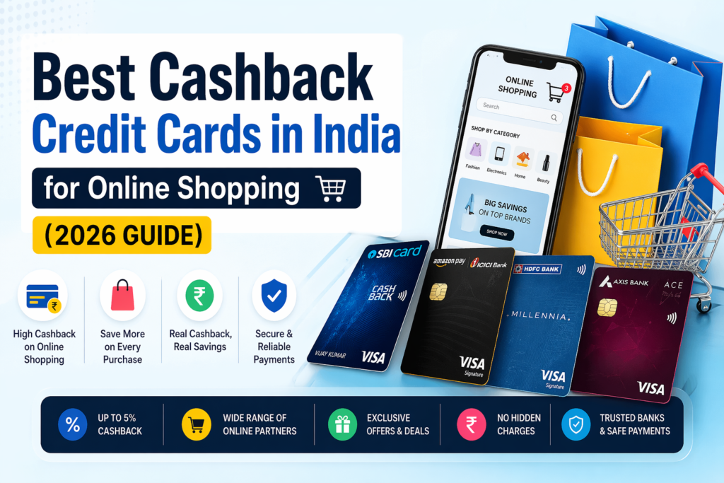Best Cashback Credit Cards in India for Online Shopping (2026 Guide)
